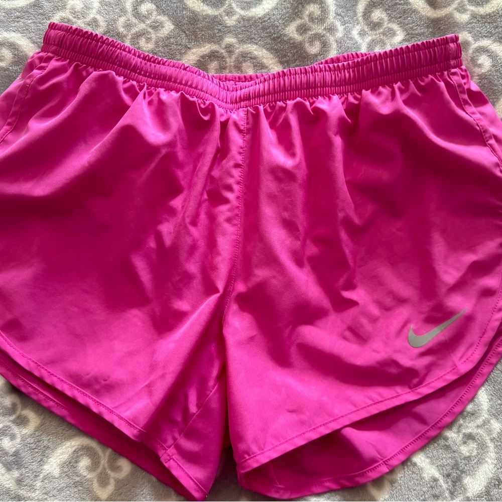 Nike Women's Bright Pink Athletic Dri-Fit Shorts